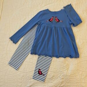 JK Girls J. Khaki 2 piece Pants Outfit Girls size 5